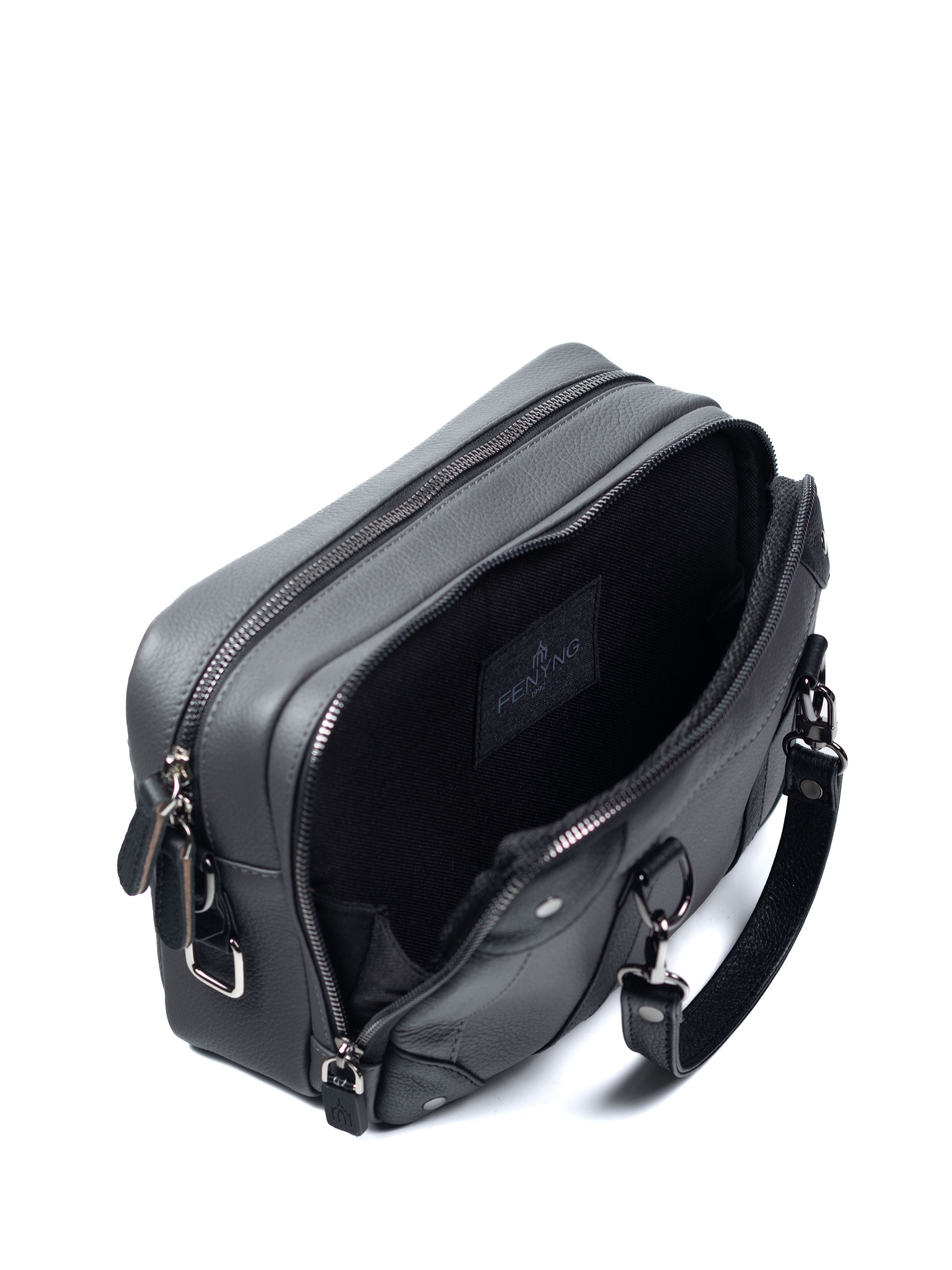 Kenning - Gris - Mini Maletín/Crossbody