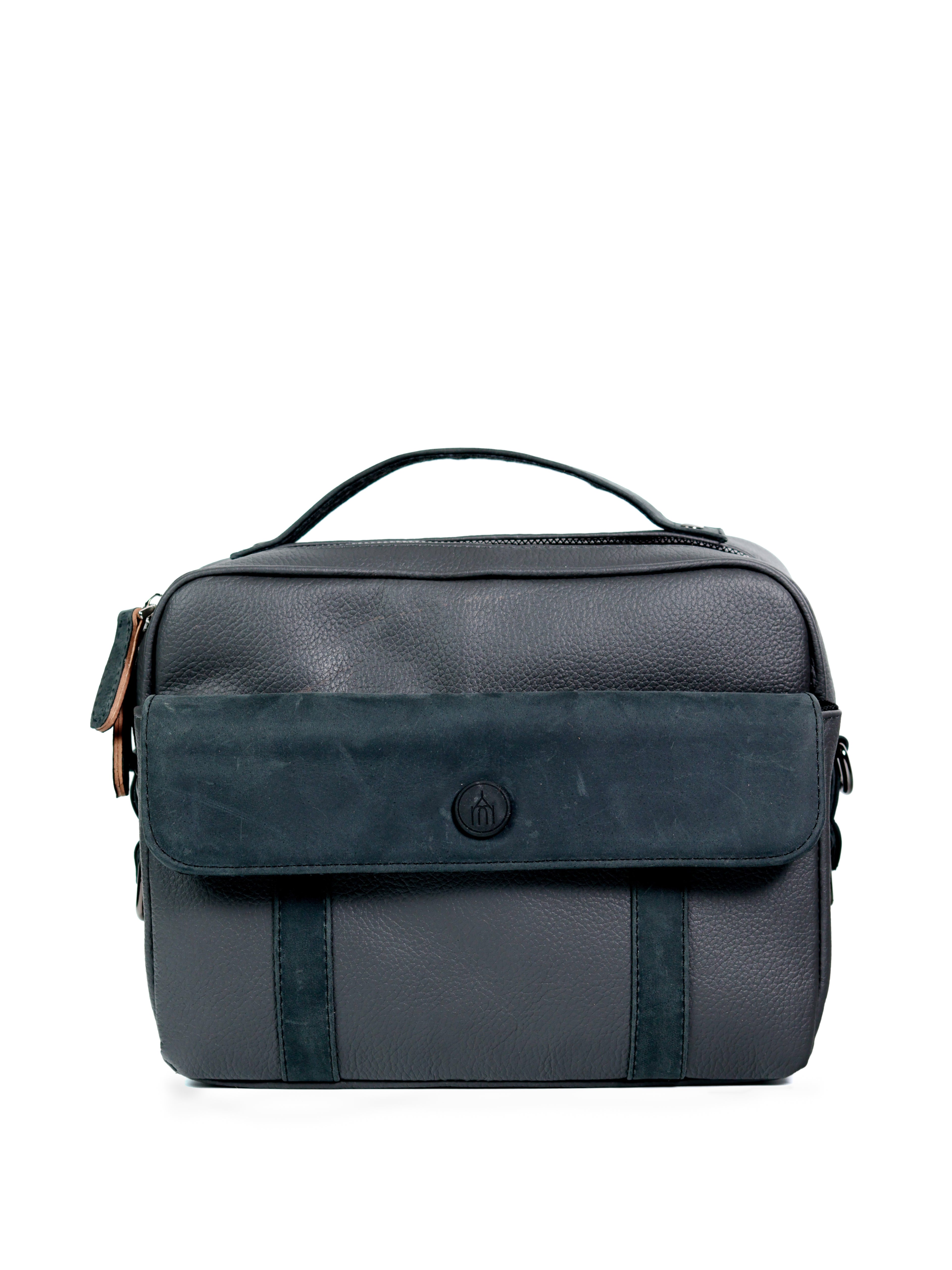 Raziel - Gris - Mini Maletín/Crossbody.