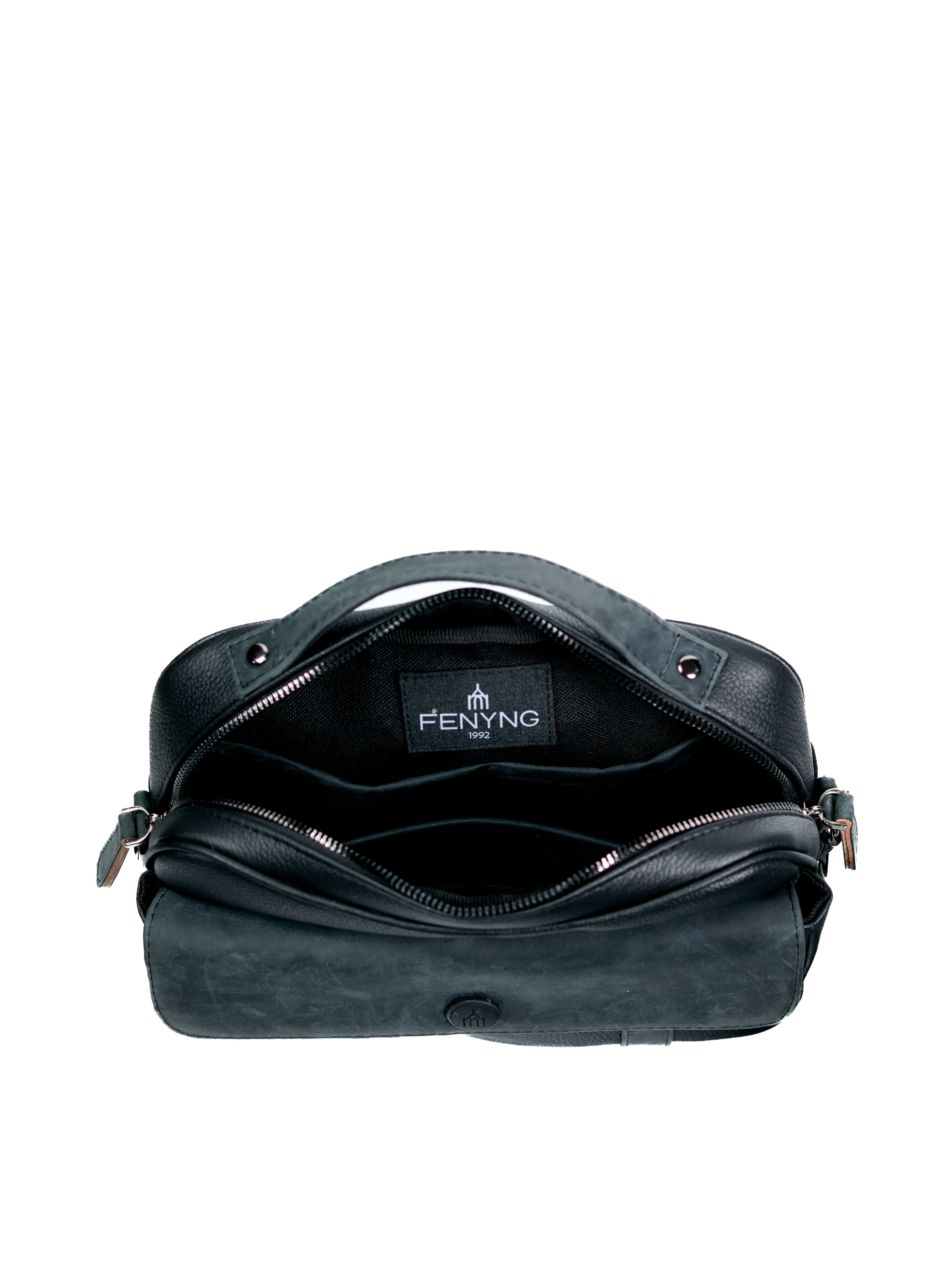 Raziel - Gris - Mini Maletín/Crossbody.